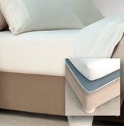 linen house valance faux suede